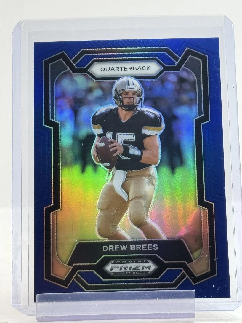 DREW BREES 2024 PANINI PRIZM DRAFT PICKS FOOTBALL BLUE /199 Q1787