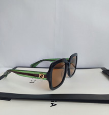 Gucci GG0034SN 002 Women Sunglasses - Gradient Black Green/Gray