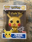 Veronica Taylor Signed 10 Inch B Pokemon Pikachu Funko Pop 353 - Beckett