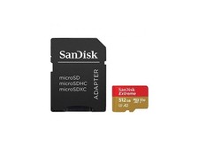 SanDisk Extreme 512 GB Class 3/UHS-I U3 V30 microSDXC - 190 MB/s Read - 130