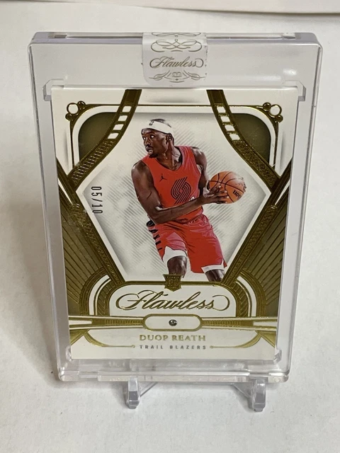 2023-24 Panini Flawless Duop Reath /10 Gold Diamond #66