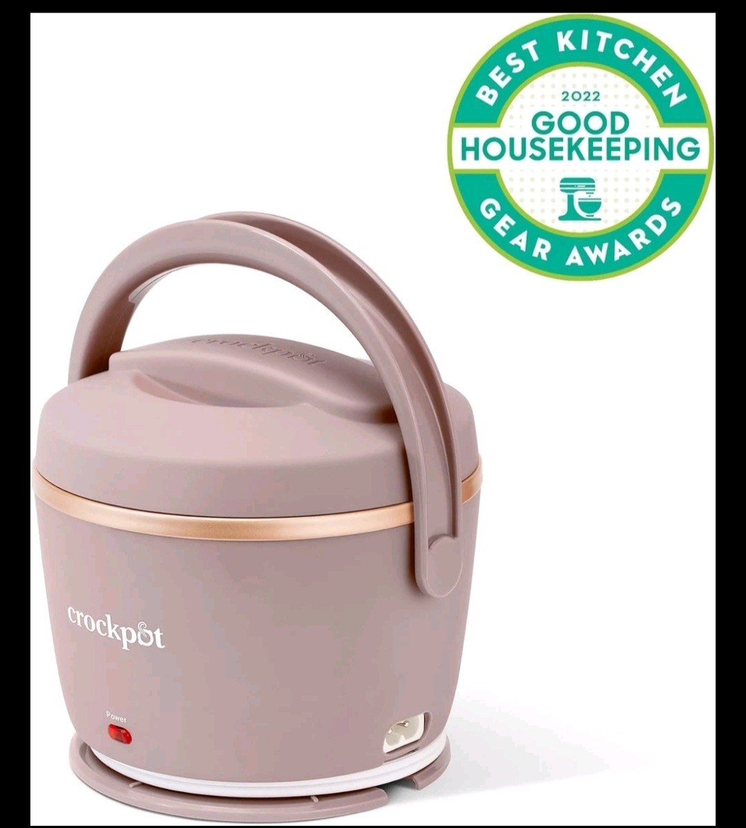 Crock Pot 20oz Electric Lunch Box Pink
