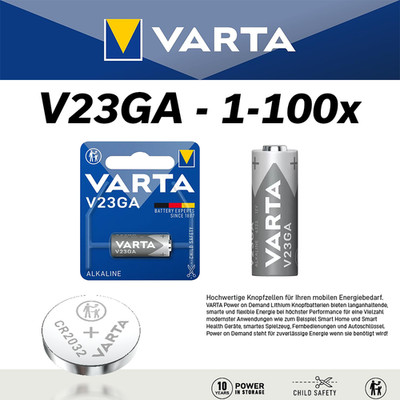 Original VARTA V23GA MN21 A23 Batterie 12V Alkaline 4223 Fernbedienung