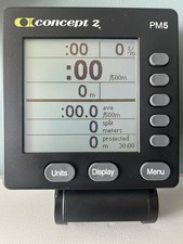 Concept 2 PM5 Monitor RowERG/skierg/bikeErg - Mint Conditon