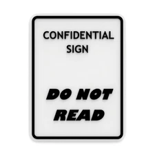Funny Sign | Private Sign Do Not Read