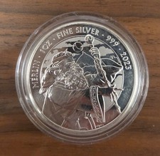 2023 RM UK Merlin-Myths and Legends Silver 1oz Fine Silver Bullion Coin