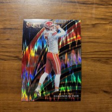 2025 Panini Select - Club Level Harrison Butker #209 Black & Green Shock Prizm