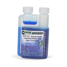 Windshield Washer Fluid Concentrate, 1 Bottle Makes 32 Gallons, 1/4 oz. blue