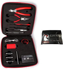 Jig Coil DIY Tools Kit, Kit Bobina Build Pacchetto Completo, Metro Ohm, Pinze Di