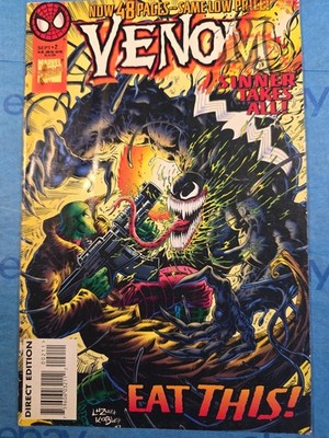Venom: Sinner Takes All # 2. First cameo appearance She-Venom. Marvel comics