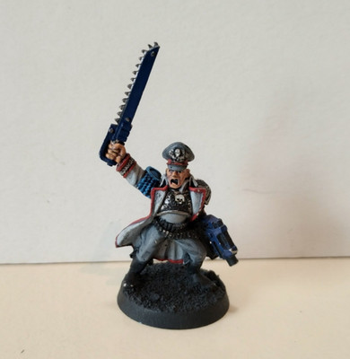 Warhammer 40k Astra Militarum / Imperial Guard Commissar Metall