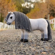 IT07128 LeMieux Toy Pony Mini Plush Pony - Blanca Andalusian NEW