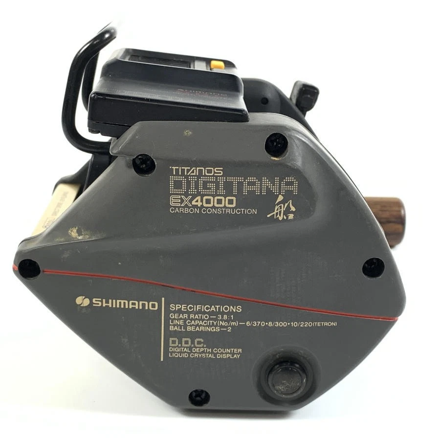 SHIMANO DIGITANA EX4000 Fune Gray Baitcast Reel Right Japan - As Is - HSHM - Image 2 of 4