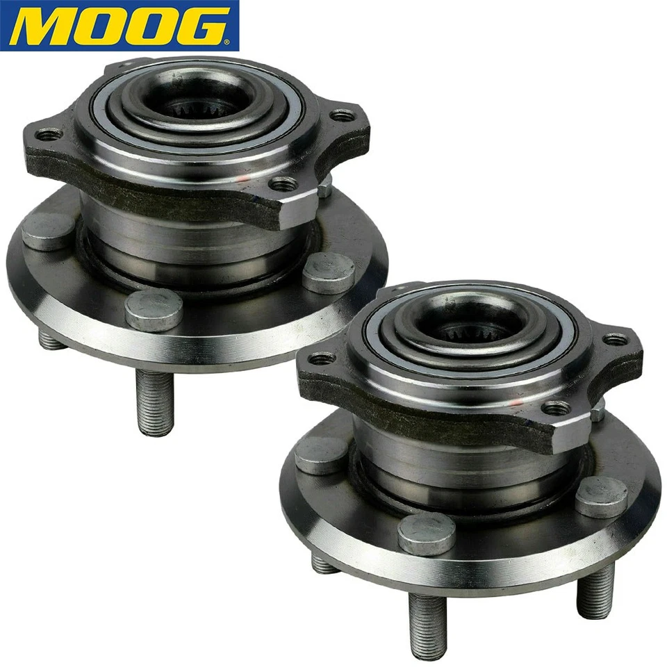 2 bujes de cojinete de rueda delanteros MOOG para Dodge Charger Magnum Chrysler 300 2007-2008 Foto 4 de 4
