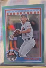 2025 Panini Stars and Stripes - Ethan Holliday #14 Green (RC)