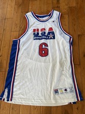 Vintage 1992 Champion Patrick Ewing Olympic Dream Team USA Basketball Jersey 56