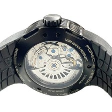 Used with box Porsche Design P6341 Titanium Edition Flat Six 411461 Watch 6