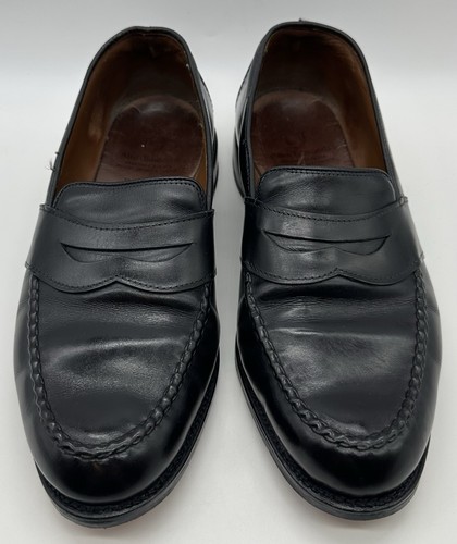 Allen Edmonds Herren Randolph Penny Halbschuhe Größe 9 elegante Schuhe schwarz Slipper lesen - Bild 6 von 13