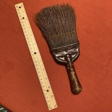 Vintage Antique Fuller Whisk Broom Brush Wood Metal Stiff Bristles Pat 12-12-16