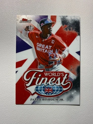 2026 Topps Finest Jazz Chisholm Jr. Base (RAW)