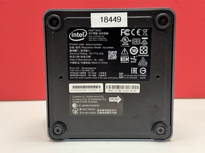Intel Nuc BXNUC10i7FNH1 i7 10th Gen 16GB RAM 500GB SSD Windows 11