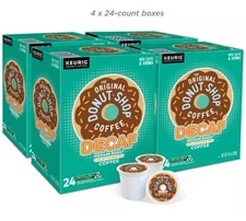 The Original Donut Shop Decaf Coffee, Medium Roast K Cup Pods, 96 count