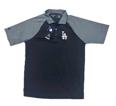 NWT ANTIGUA LA DODGERS Men s POLO Golf Shirt Short Sleeve MLB Baseball Sz M