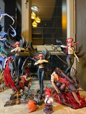 LC Studio Chainsaw Man Makima 1/4 Resin Statue Led Cast Off GK Painted Model