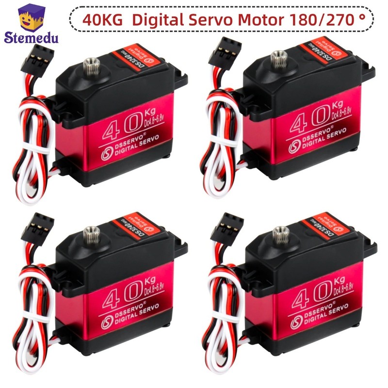 40KG Digital Servo Motor Waterproof High Torque for 1:8 1:10 RC Cars and Robotic