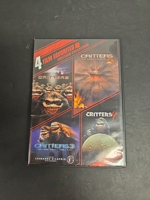 4 Film Favorites: Critters Collection 4 DVDs (Leonardo DiCaprio Debut) Clean Dis