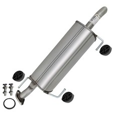 Stainless Exhaust Muffler W Hangers Bolts Fits 2009-2011 Nissan Versa 1.6l