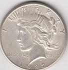 1922 Peace Silver Dollar – Uncirculated