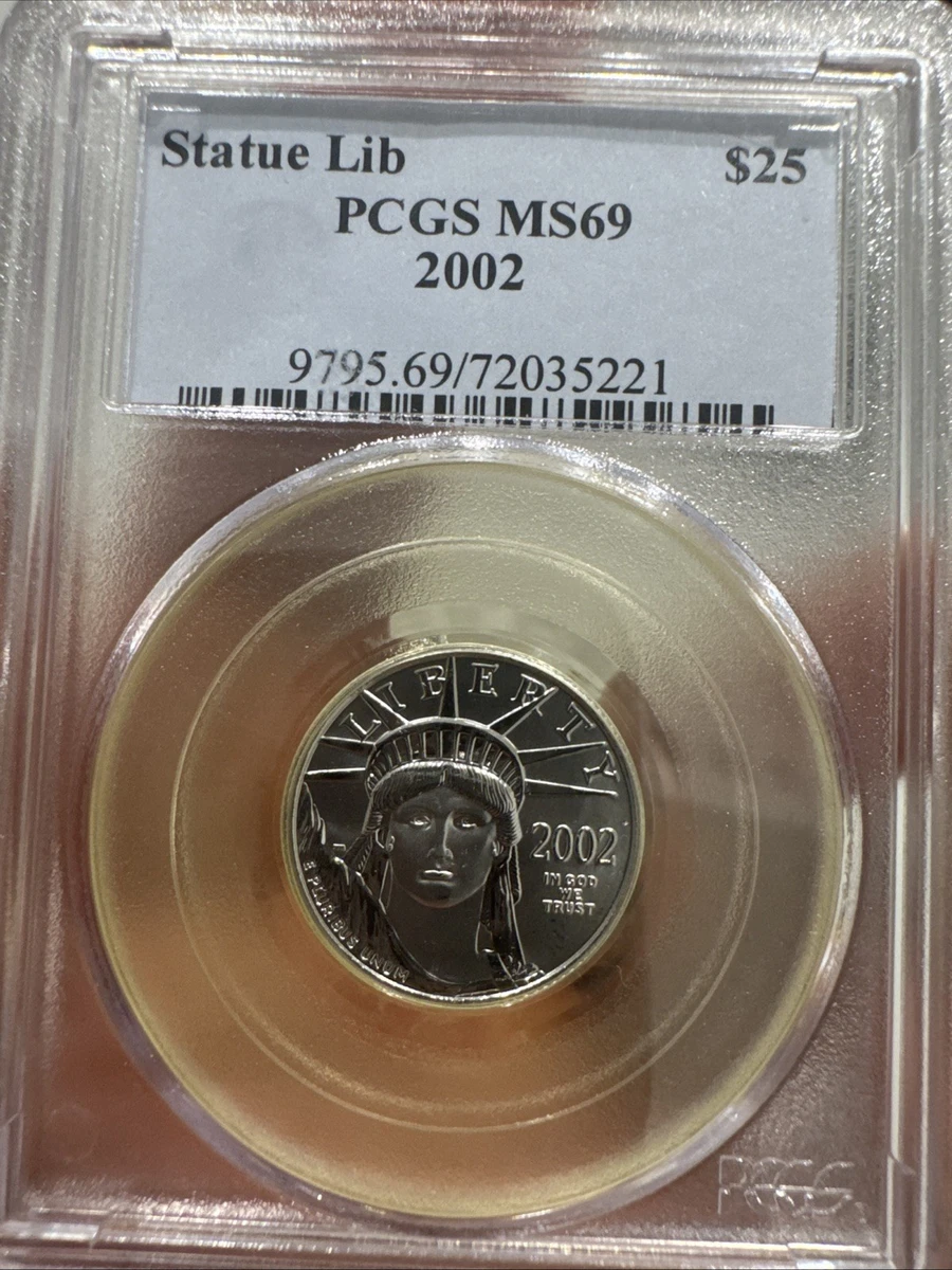 MS 69 Graded 2002 Platinum Bullion Coins for sale | eBay