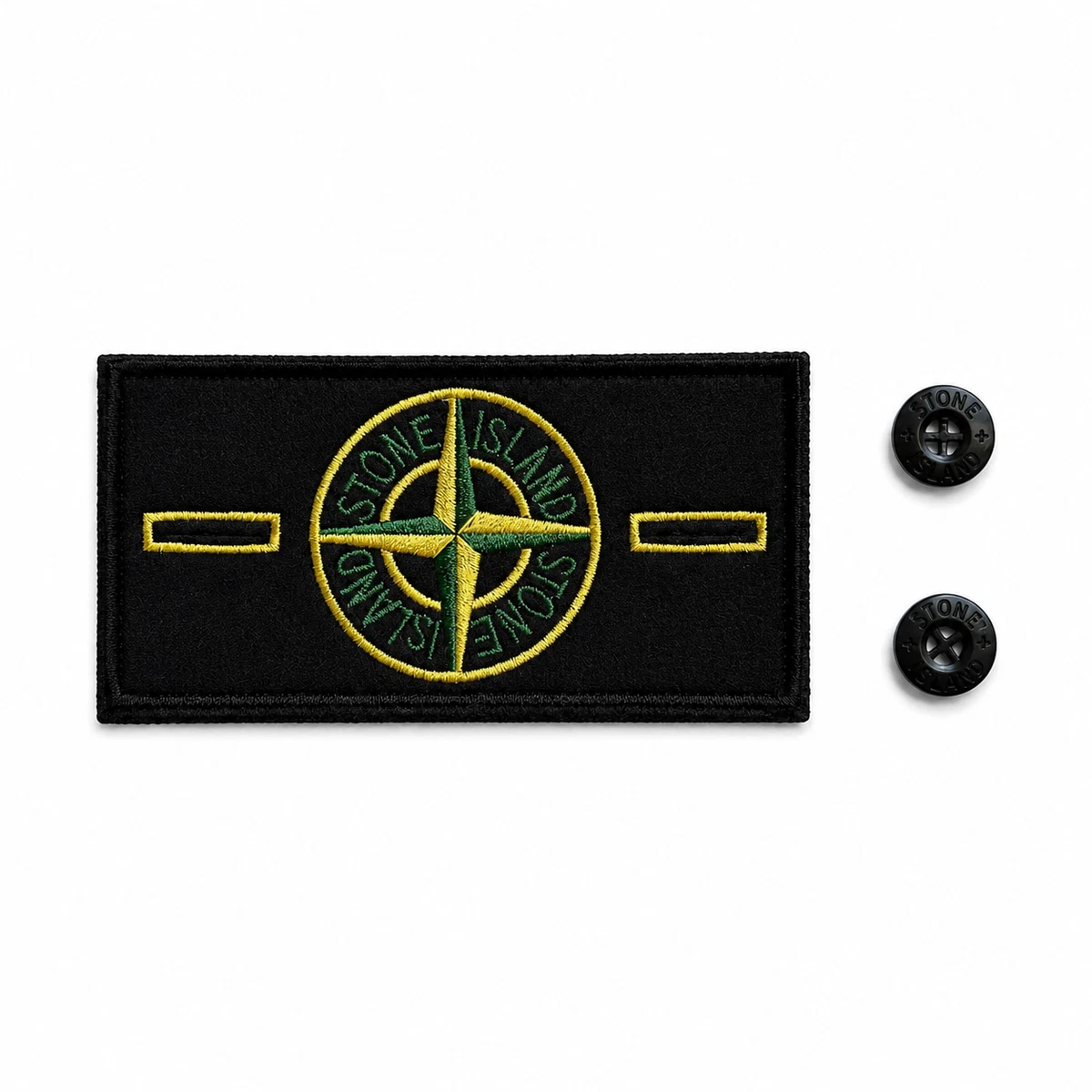 Stone Island Embroidered Badge Patch Buttons Replacement Arm Patch Iron-on Patch