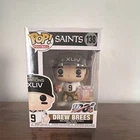 Funko Pop! Football Drew Brees New Orleans Saints #138 Super Bowl XLIV