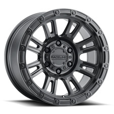 Raceline 956b Compass Rim 18x9 6x139.7 Offset -12 Satin Black Quantity Of 4
