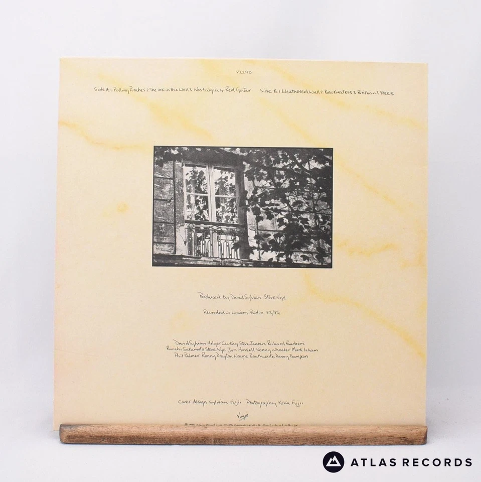 David Sylvian Brilliant Trees A-4 B-5 Townhouse LP Album Vinyl Record - EX/EX - Image 3 of 4