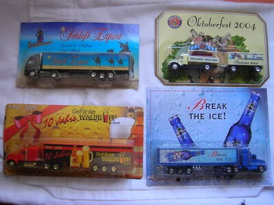 4 Trucks Paulaner 2004 Schloß Export Break the ice Eichbaum Waldhoff Erfurt 2000