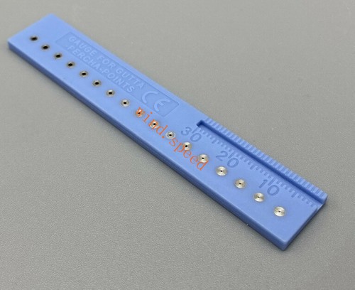 1Pc Dental Endodontic Span Gauge Ruler Gutta Percha Points Measure Scale Blue - Picture 7 of 8