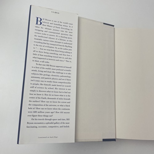 A Short History of Nearly Everything by Bill Bryson - 2003 Hardcover Book - Picture 7 of 19