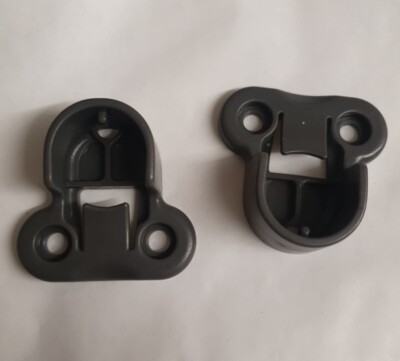  2x IKEA Ersatzteil #130627 #100325 (PAX KOMPLEMENT) Halter Kleiderstange (grau)