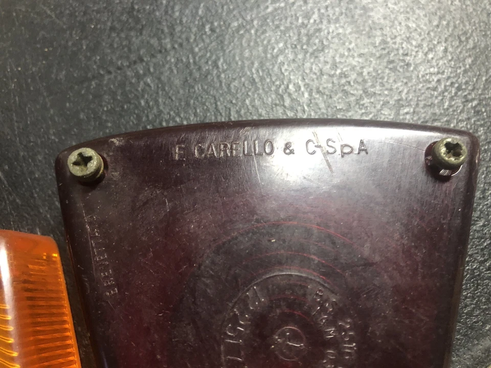 1963 1964 1965 1966 CARELLO TAIL LIGHTS LANCIA FLAMINIA TOURING GT SPIDER LENS - Image 2 of 4