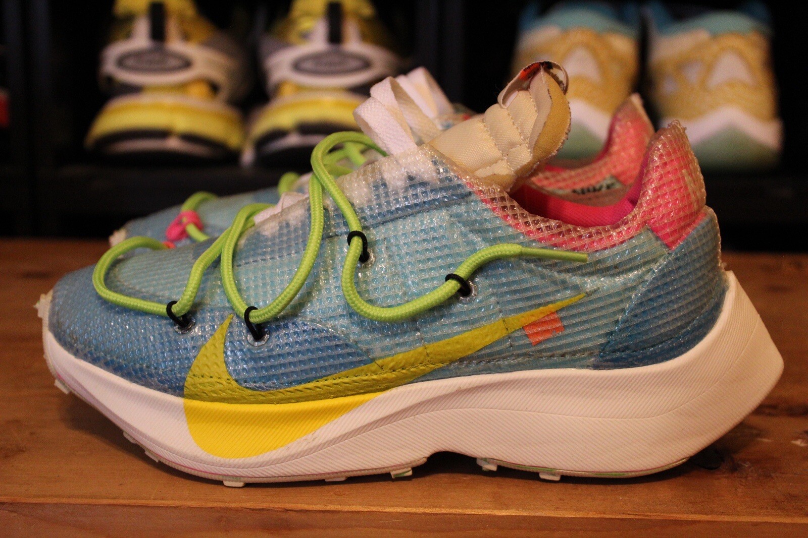 OFF WHITE X NIKE Taglia 7.5W 6M Off White x Nike Vapor Street Polarizzate Blu 2019 usate