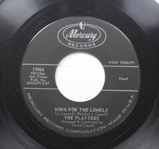 50'S 60'S 45 The Platters - Song For The Lonely / You'Ll Never Know On Mercury