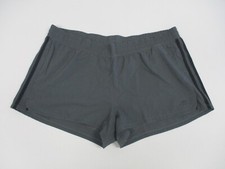 Adidas Shorts Women's Size XL Gray Athletic Elastic Waist Aeroready
