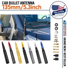 Bullet Car Genuine Antenna 50 CAL For Chevy/Chevrolet/Dodge Ram/Jeep/GMC/Ford