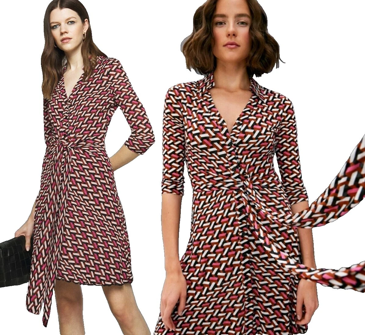 Festa/coquetel Diane von Furstenberg Vestidos de Camisa