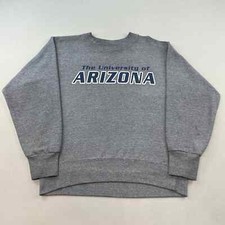Vintage University of Arizona Sweatshirt Adult Small Gray Wildcats College USA