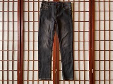 Phat Farm Skinny Fit Dark Wash Black Faded Look Jeans Boys Size 16 Regular