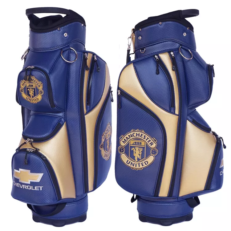 MANCHESTER UNITED FC MUFC CUSTOM GOLF BAG PERSONALISED NAME